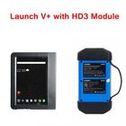 Launch X431 V+ Scanner 10.1 inch Tablet Global Version with X431 HD3 Module Work on both 12V & 24V Cars and Trucks
