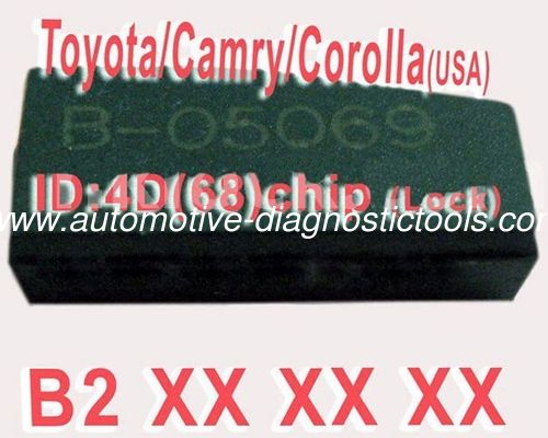 Goede prijs. Toyota/Auto Zeer belangrijke de Transponderspaander van Camry/van de Spaander B2XXX van Corolla 4D68 Duplicable online