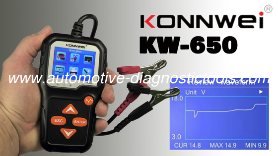 Goede prijs. KONNWEI KW650 Batterietester 6V-12V Autotester voor motorfietsen online