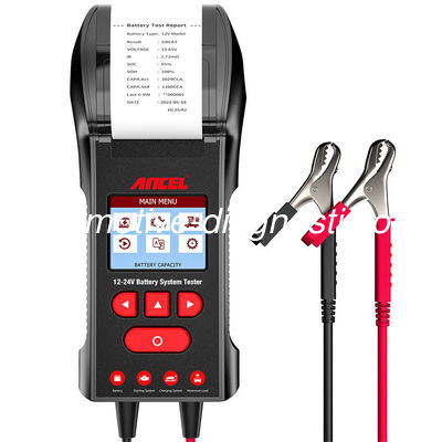 Goede prijs. Ancel BT600 Batterietester ondersteunt 12v en 24v ingebouwde printer online