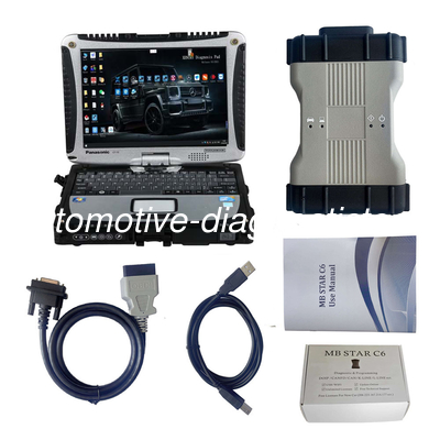 Goede prijs. MB SD Connect C6 DOIP Mercedes C6 Diagnosis VCI Plus Panasonic CF19 I5 4GB 512G SSD Laptop online