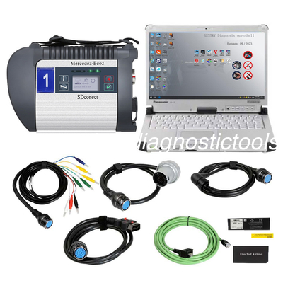 Goede prijs. V2024.10 MB SD Connect C4 DoIP Mercedes Star Diagnosetool Plus Panasonic CF C2 Laptop online