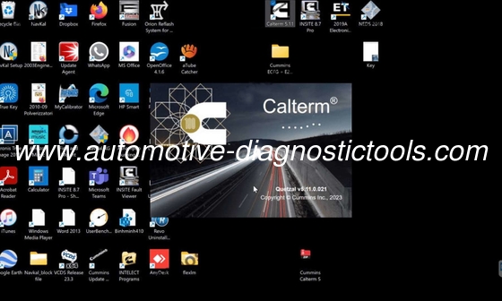 Goede prijs. Cummins Calterm v5.12 2024 Technische diagnostische software online
