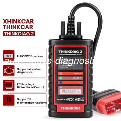 Goede prijs. 2025 THINKCAR Thinkdiag2 All System Diagnostic Tool Auto VIN ECU Codering 15+ Reset Functie Eén jaar gratis update online