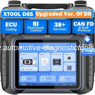 Goede prijs. 2026 XTOOL D8S Ondersteuning van diagnostische scantools CAN FD & DoIP, ECU-codering, topologie, sleutelprogrammering online