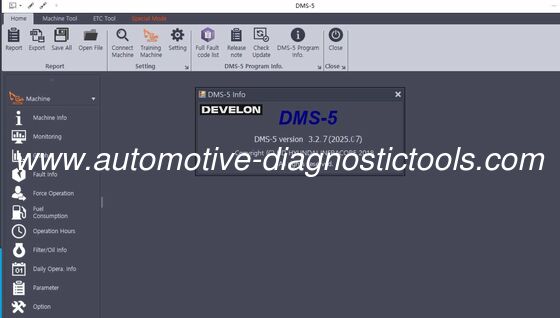 Goede prijs. 【2025.08】 DOOSAN (DEVELON) DMS 5 -3.2.8 Diagnostische software online