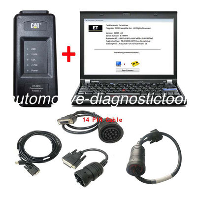 Goede prijs. CAT-diagnostische kit uitgerust met ET3-diagnostisch gereedschap plus X220 laptop online