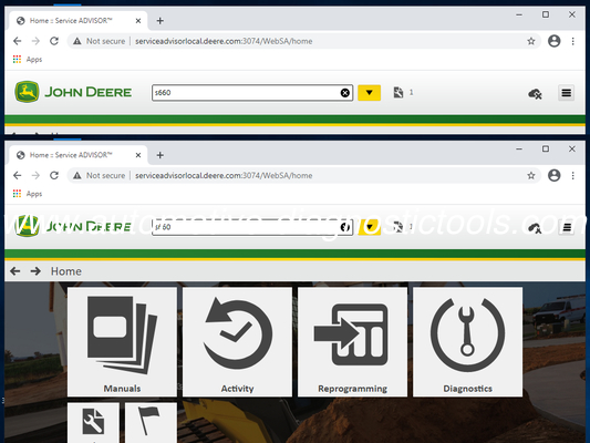 Goede prijs. 2025/6 John Deere Service Advisor 5.3.266 Offline Landbouw + Bouw & Bosbouw EDL V2&V3 online