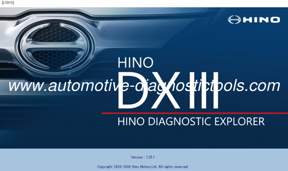 Goede prijs. 2025.01 HINO Diagnosesoftware Hino Diagnostic Explorer 3 DX3 DXIII online