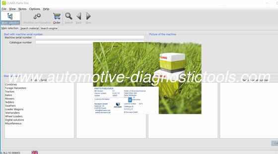 Goede prijs. [CLAAS EPC] CLAAS Deel Doc 786 EPC Catalogus van reserveonderdelen online