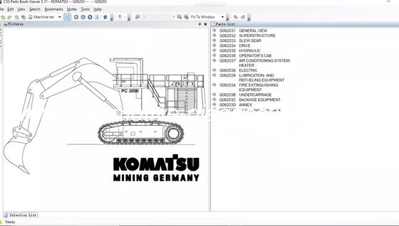 Goede prijs. [Komatsu EPC] 2022.03 CSS EPC-reserveonderdelencatalogus voor Komatsu online