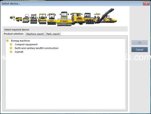 Goede prijs. 2021 BOMAG EPC Parts Catalogus online