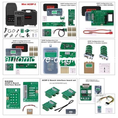 Goede prijs. [Yanhua ACDP-2 BMW volledig pakket] Yanhua ACDP-2 volledige kit voor BMW sleutelprogrammering clustercorrectie met alle modules en gratis bankbord B48/N20/N55/B38 online